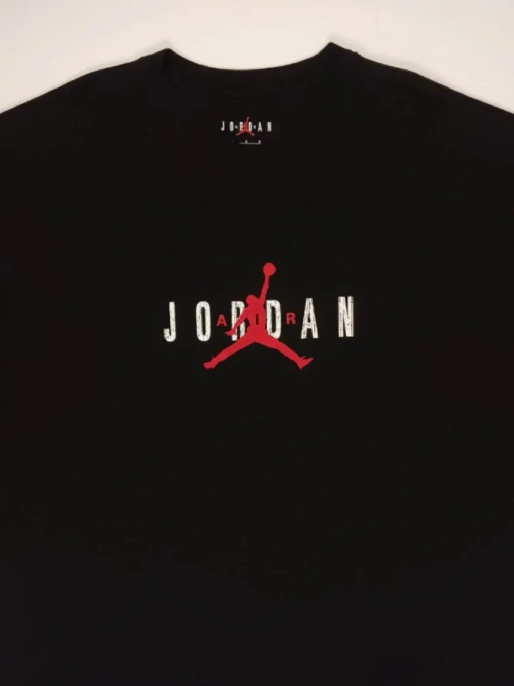 Nike Jordan Brooklyn Men's Black T-Shirt Size L Oversized Jumpman IF0778-010